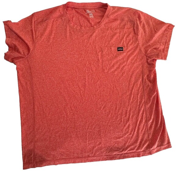 Browns Other - Dickie Tee Shirt Size 3XL Rust Color- Front pocket 100% Polyester Perforated
